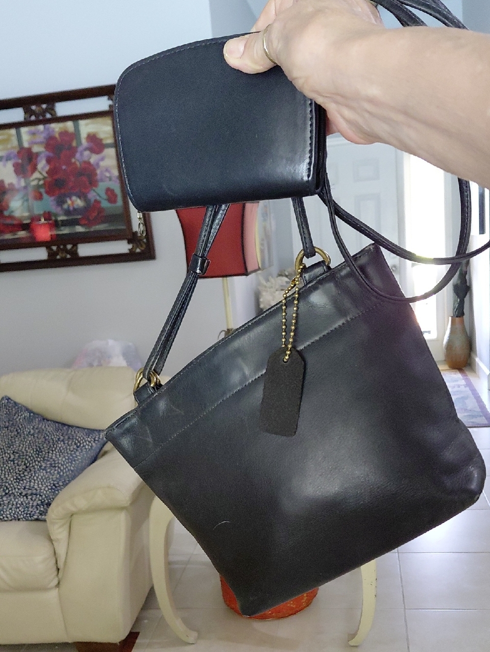 VINTAGE COACH WALLET & CROSSBODY 1992 DIXON MINI BAG